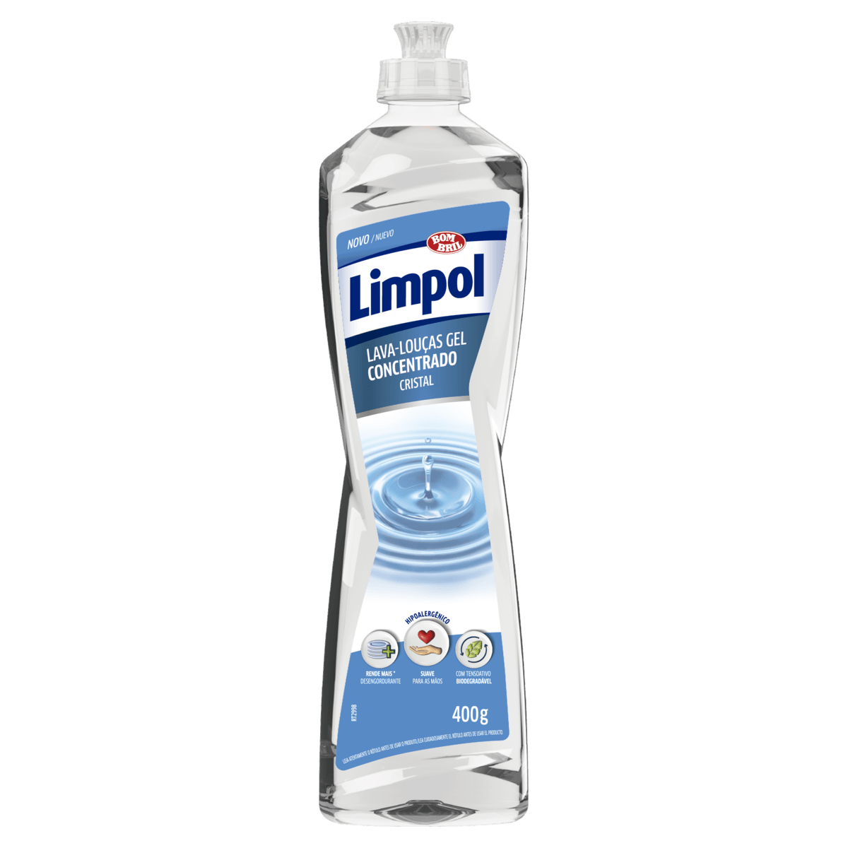 Detergente Gel LIMPOL Cristal Concentrado 400g