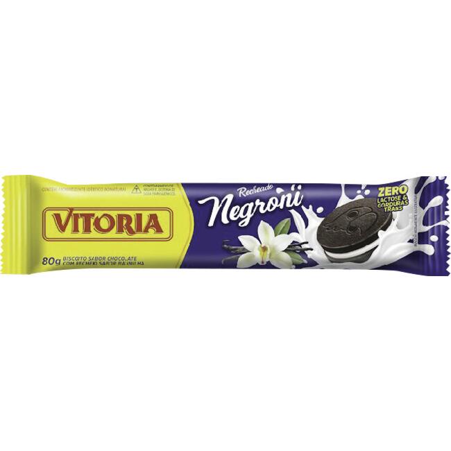 Biscoito Recheado Vitória Negroni 80g