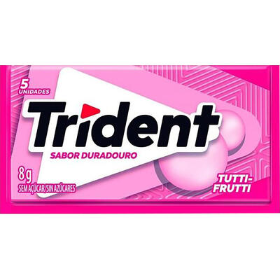 Chiclete Trident Adams Tutti Frutti un