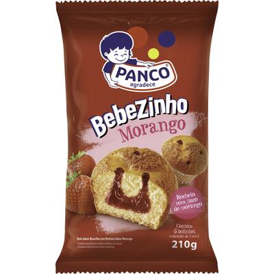 Bolo Bebezinho Panco Morango 210g