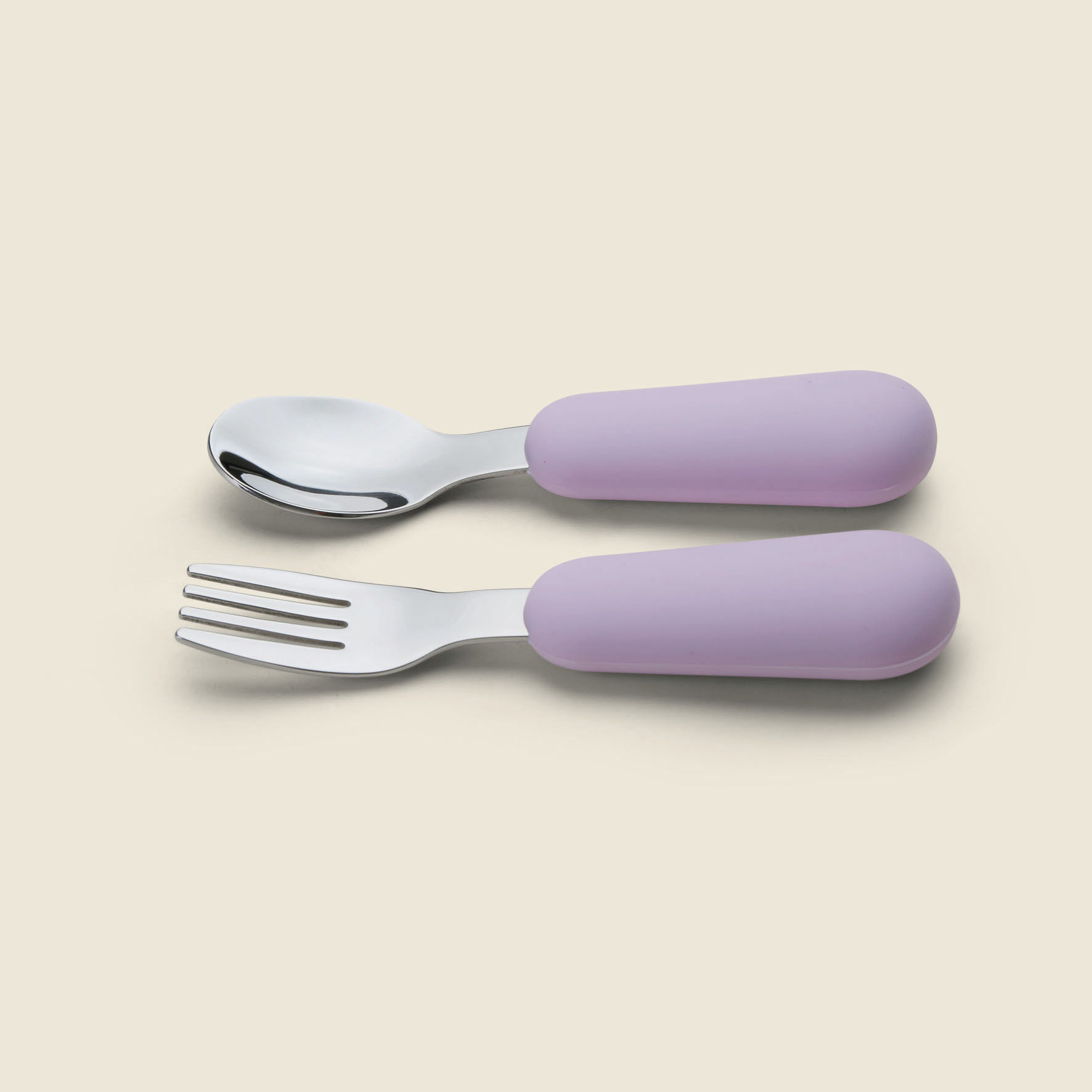 Kit de Talheres com 2 Peças Silicone e Inox - A\BABY