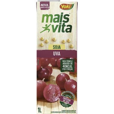 Alimento Mais Vita Yoki À Base de Soja Uva 1L
