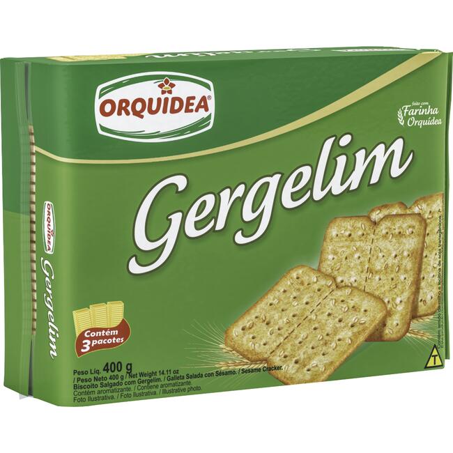 Biscoito Orquídea Gergelim 400g