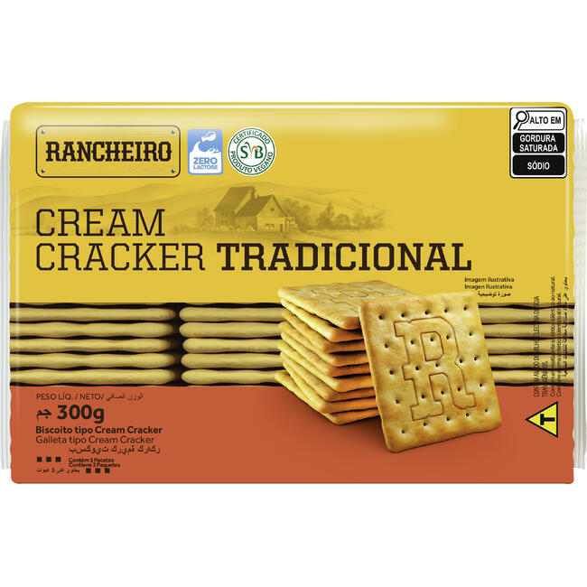 Biscoito Rancheiro Cream Cracker 300g
