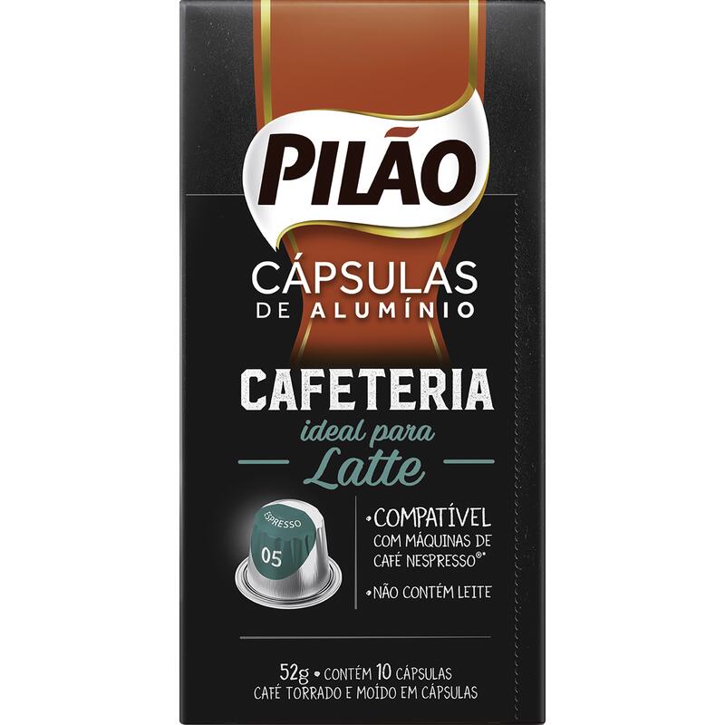 Café em Cápsulas Pilão Cafeteria Espresso 5 10x5,2g
