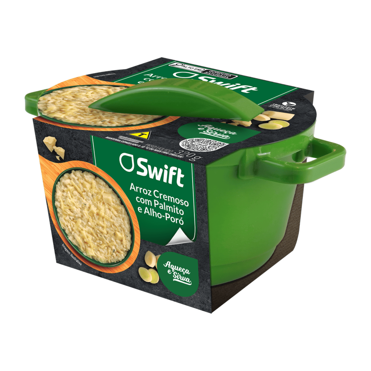 Arroz Cremoso de Palmito Swift 320g