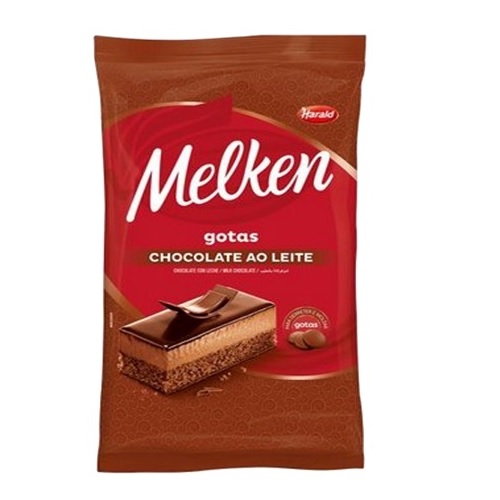 Gotas de Chocolate Melken Ao Leite 400g - Harald