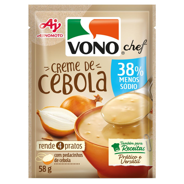 Sopa Vono 58g - Chef - Menos Sódio - Cebola