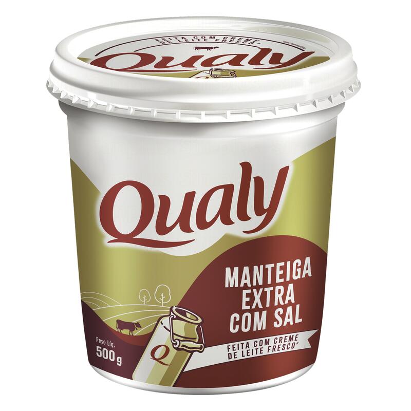 Manteiga Qualy Com sal 500g