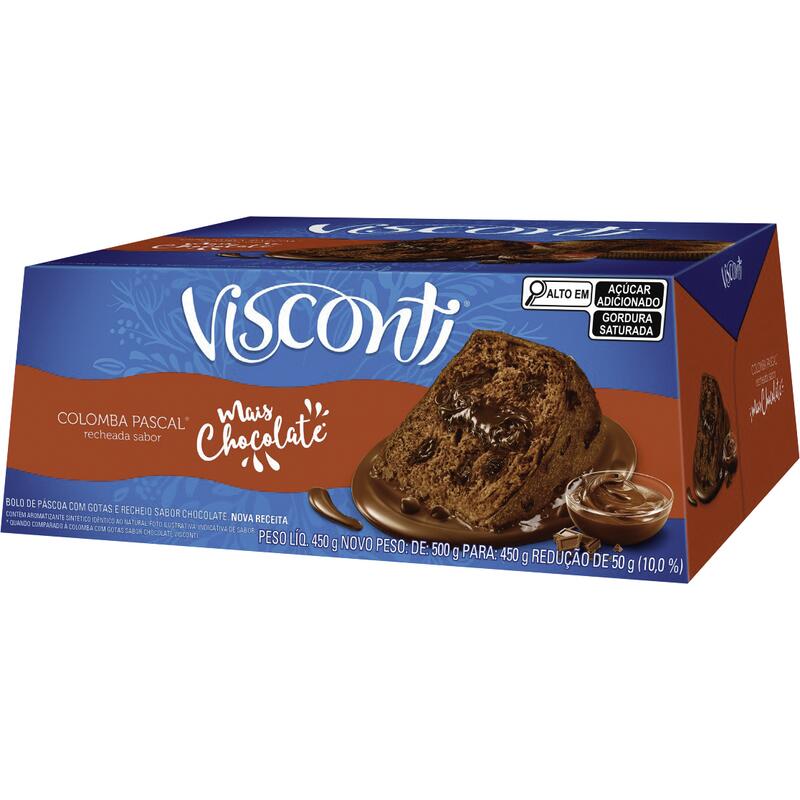 Colomba Pascal Visconti Mais Chocolate 450g