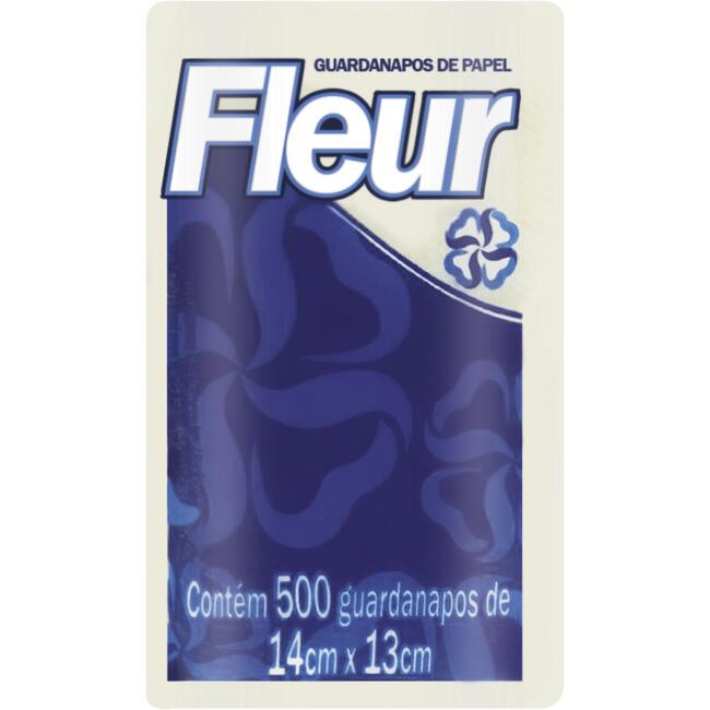 Guardanapo de Papel TV Fleur 14x13cm 500 un