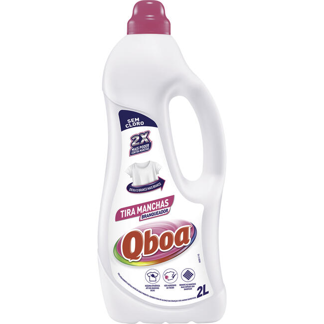 Tira Manchas Líquido Qboa Branqueador 2L
