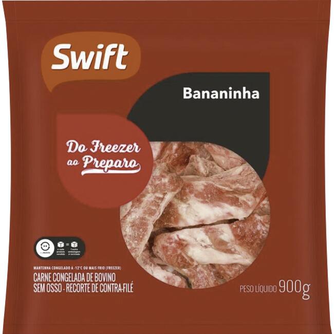 Carne Bovina Bananinha Swift Mais Congelada 900g