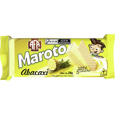 Biscoito Wafer Maroto Abacaxi 26g