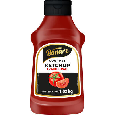 Ketchup Gourmet Bonare Tradicional 1,02kg