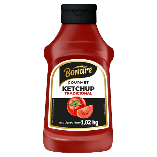 Ketchup Gourmet Bonare Tradicional 1,02kg