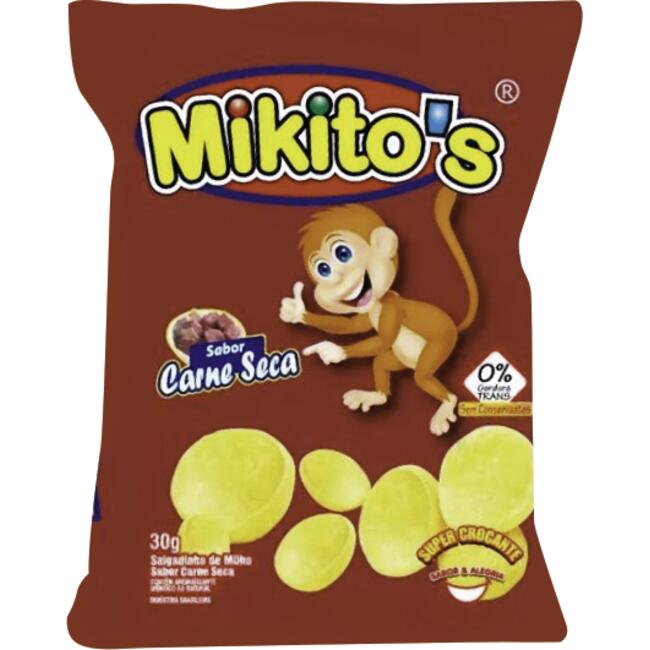 Salgadinho Mikitos Carne Seca 30g