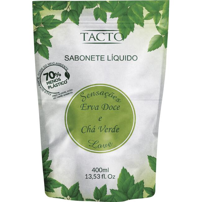 Sabonete Líquido Tacto Erva doce 400ml
