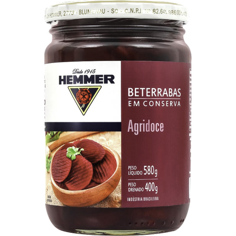 Beterraba em Conserva Hemmer 400g