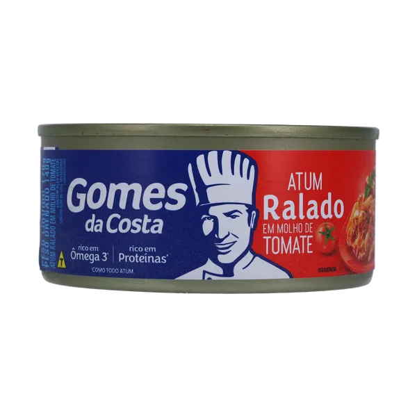Atum Ralado Gomes da Costa 170g - Molho de Tomate - Lata