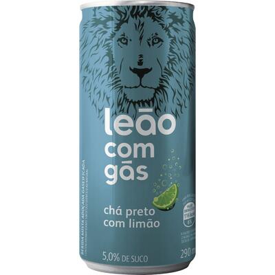 Chá Preto com gás Matte Leão Limão zero 290ml
