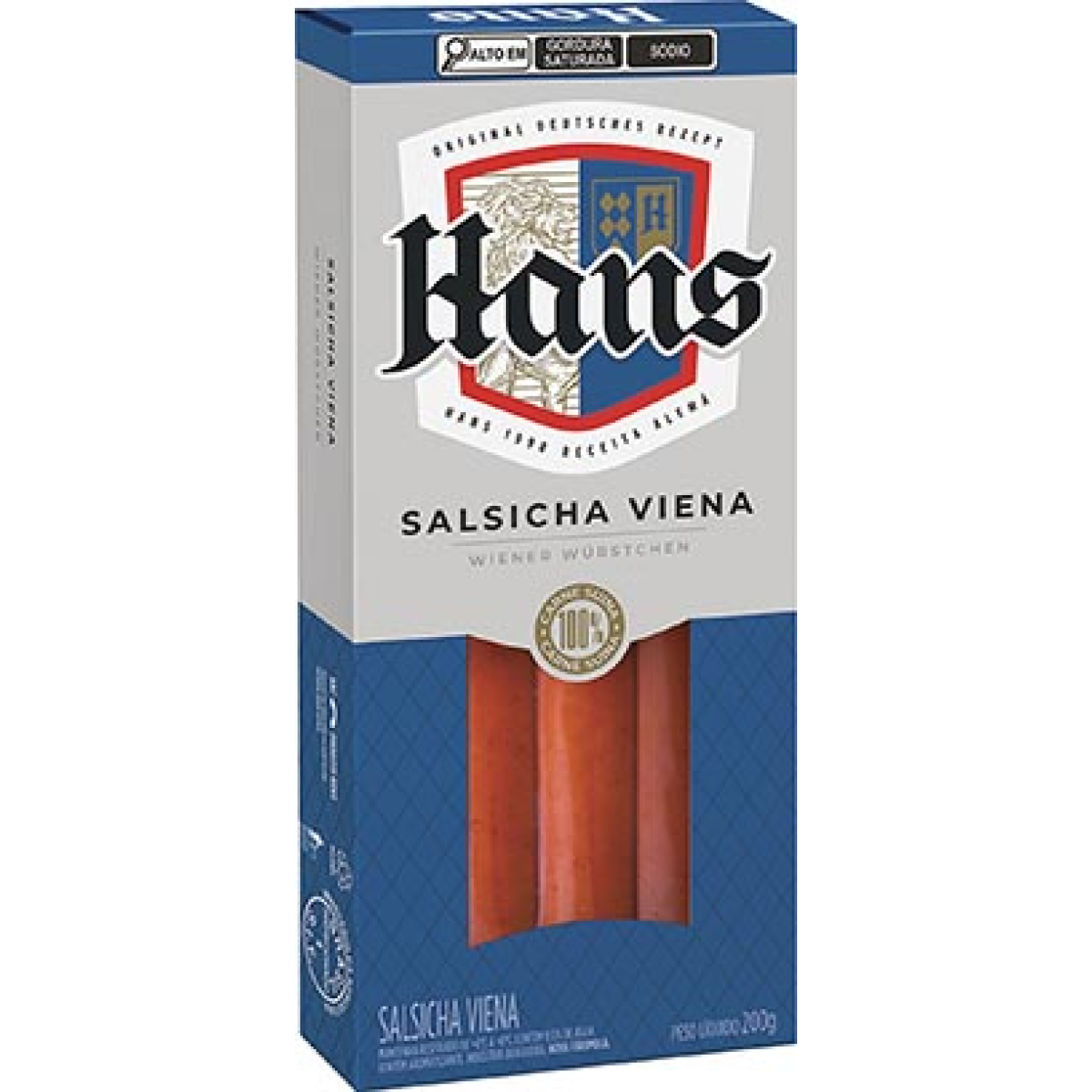 Salsicha Hans Viena 200g
