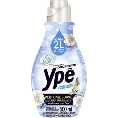 Amaciante para Roupas Concentrado Ypê Delicado 500ml