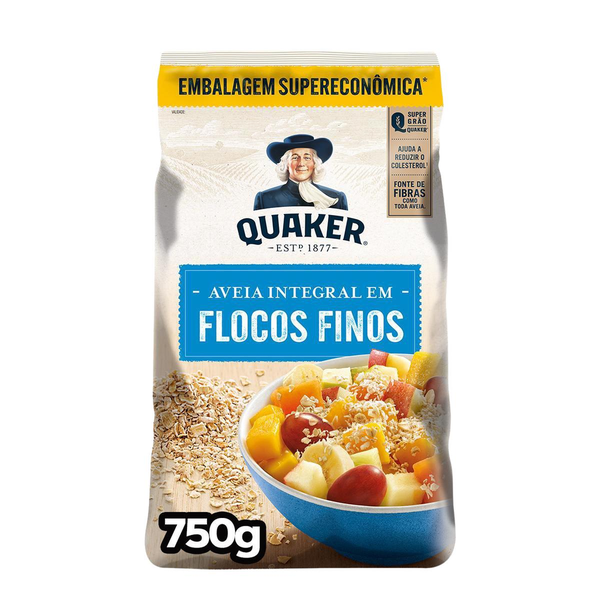 Aveia Quaker 750g - Flocos