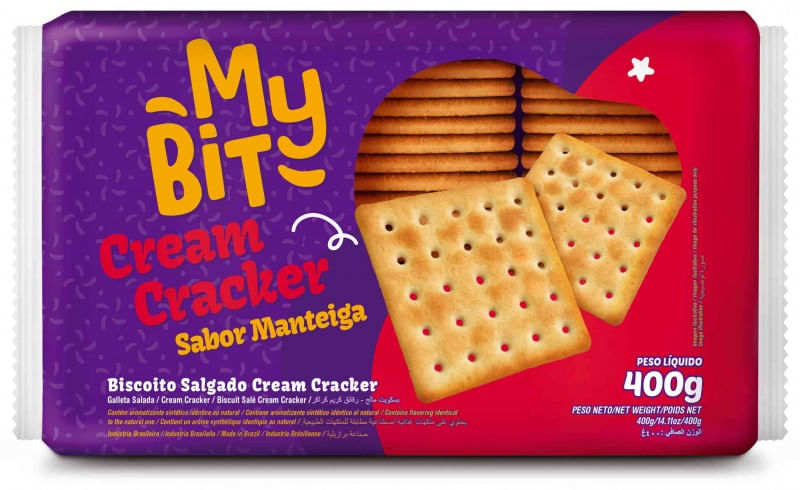 Biscoito My Bit Cream Cracker 400g