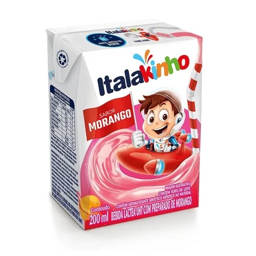 Bebida Láctea Italac Morango 200ml