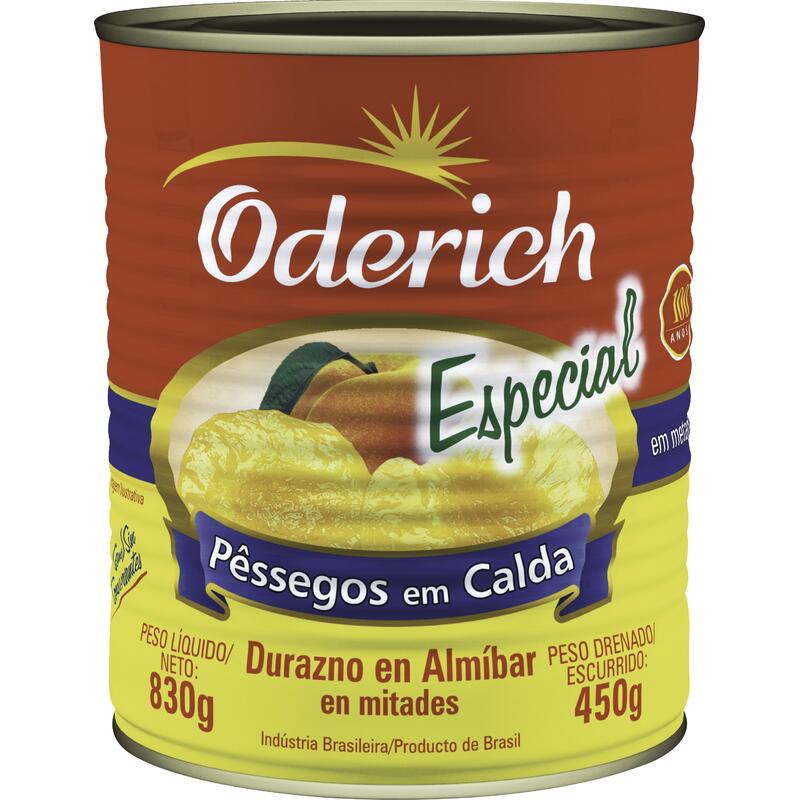 Pêssego em Calda Oderich 450g