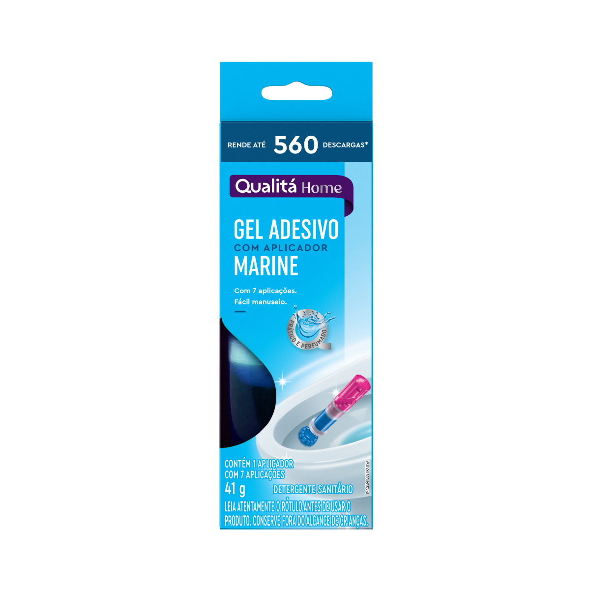 Gel Adesivo com Aplicador Marine Qualitá Home 41g Refil