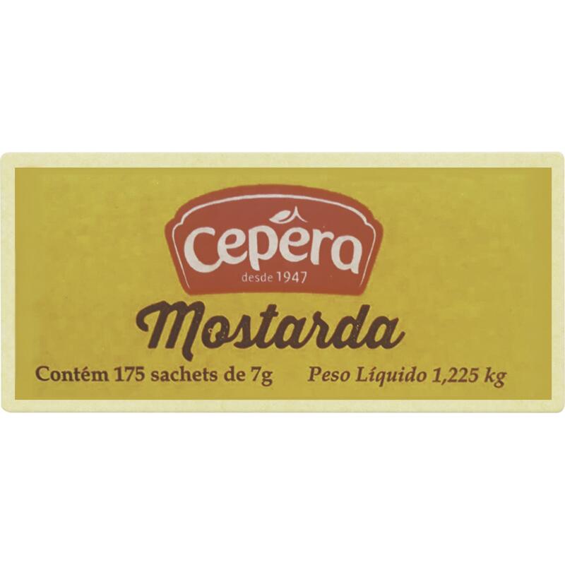 Molho de Mostarda Cepêra Minissachê 175x7g