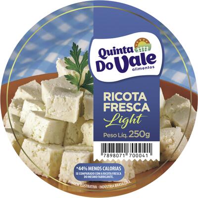 Ricota Fresca Quinta do Vale Peça com 250g