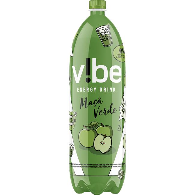 Energético Vibe Maçã Verde 2L