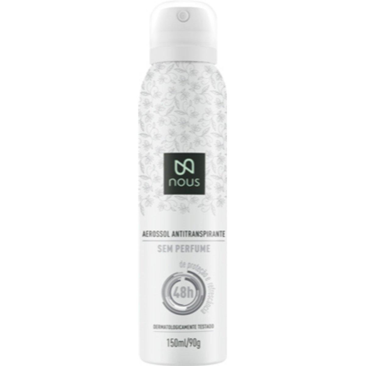 Desodorante Aerosol NOUS Feminino sem Perfume 150ml