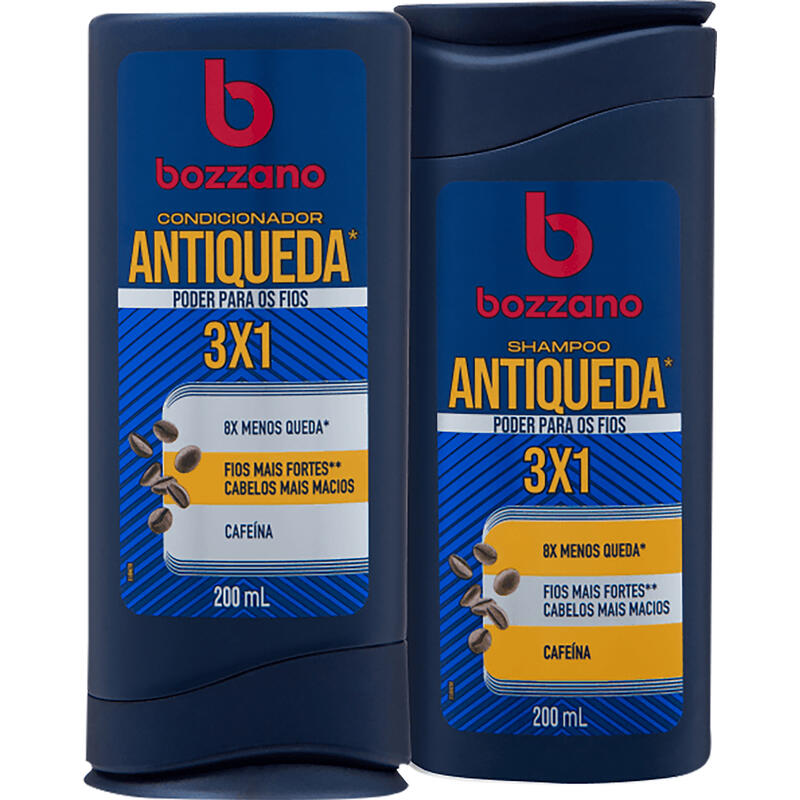 Kit Bozzano Shampoo e Condicionador Antiqueda