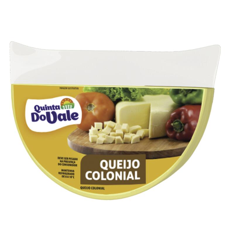 Queijo Colonial Quinta do Vale Meia lua Preço por quilo na peça