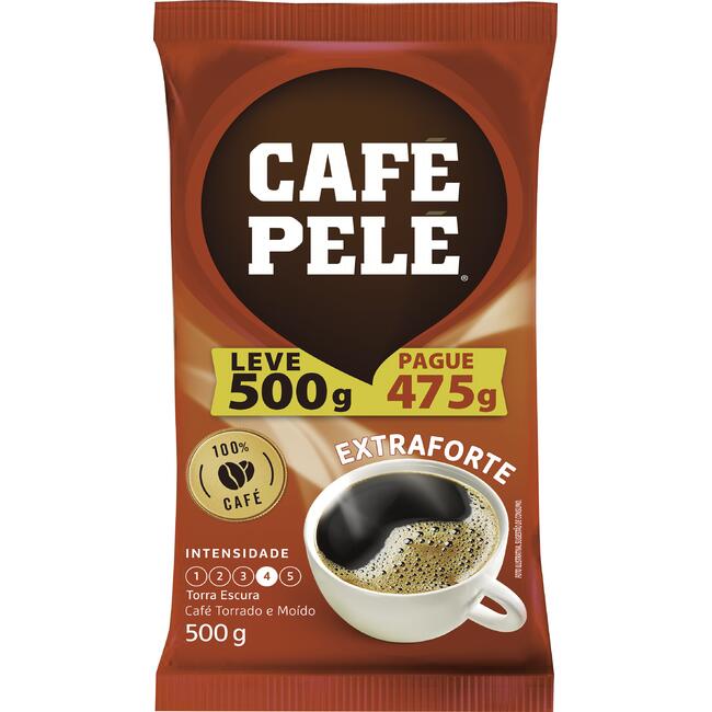 Café Pelé Extra forte Almofada 500g
