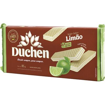 Biscoito Wafer Duchen Limão 85g