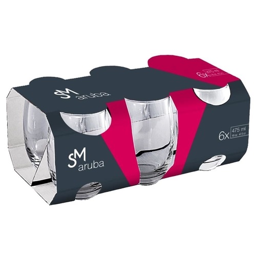 Conjunto de Copo NF Aruba 465ml com 6 Unidades