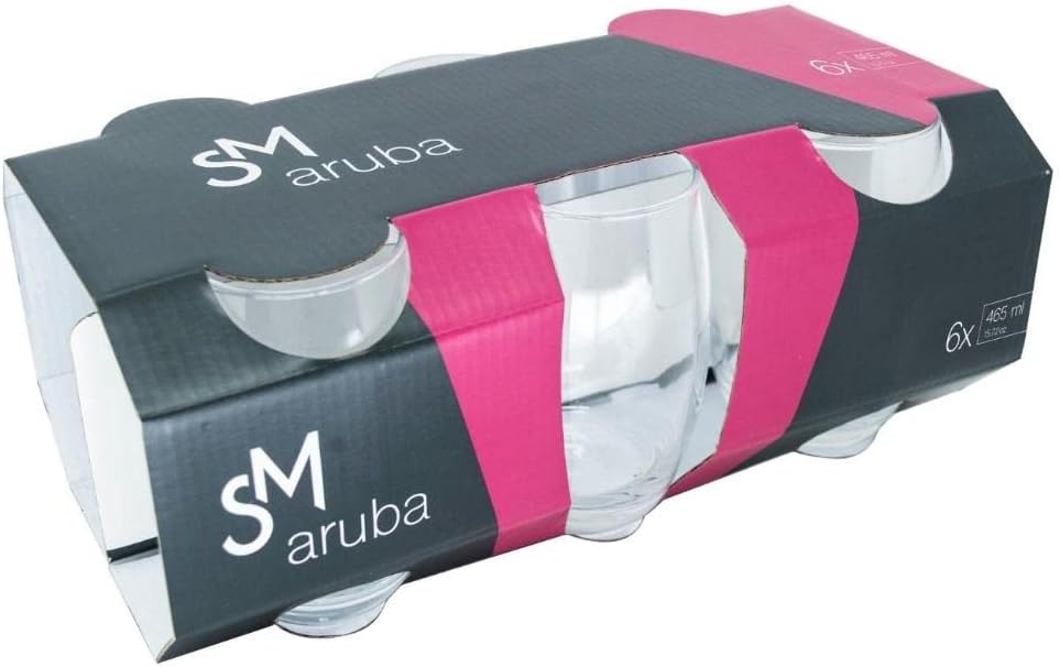 Conjunto de Copo NF Aruba 465ml com 6 Unidades