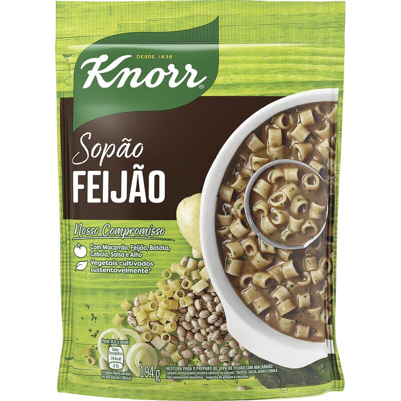 Sopão Knorr Feijão com Macarrão 194g