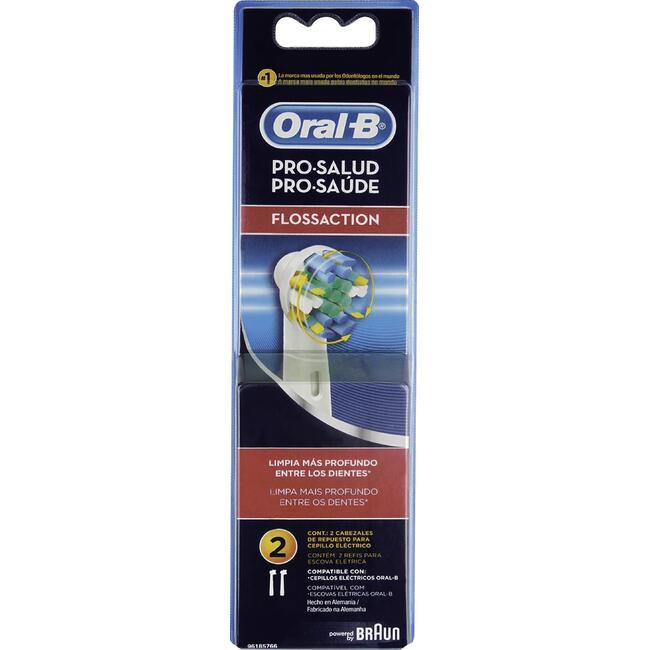 Refil Escova de Dente Elétrica Oral-B Flossaction 2 un