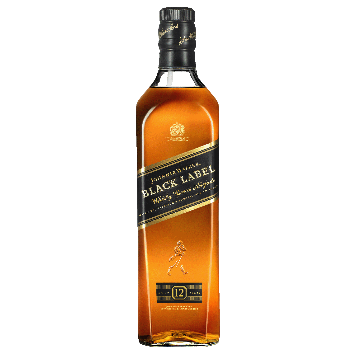 Whisky Escocês JOHNNIE WALKER Blended Black Label Garrafa 750ml