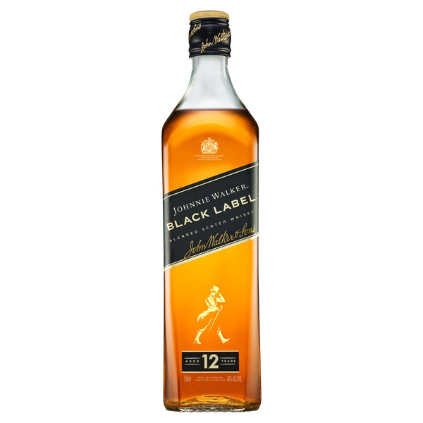Whisky Escocês JOHNNIE WALKER Blended Black Label Garrafa 750ml
