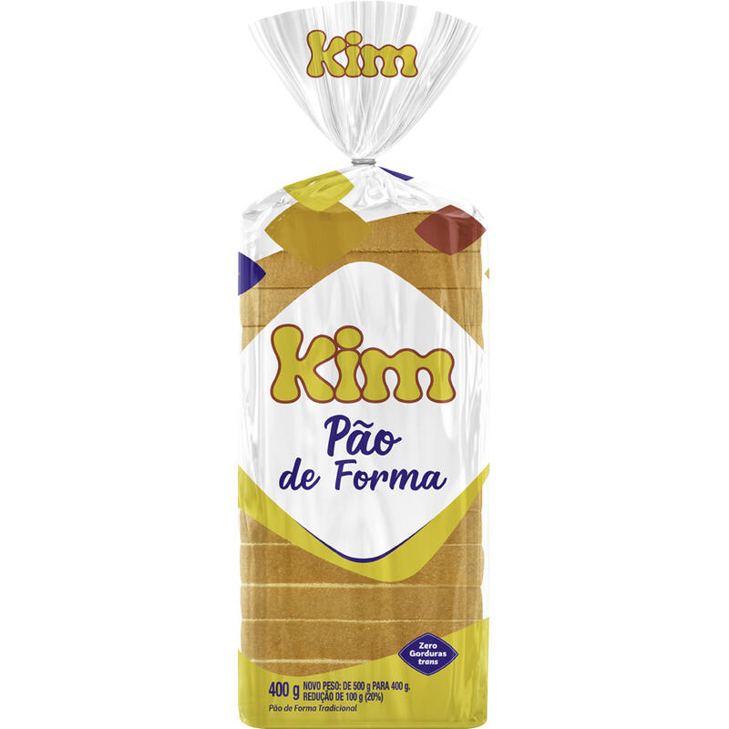Pão de Forma Kim Tradicional 400g