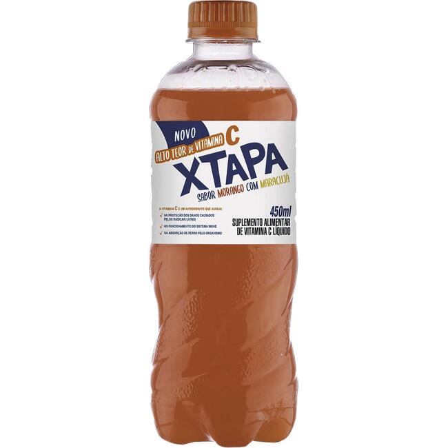 Refresco Líquido Xtapa Morango com Maracujá 450ml