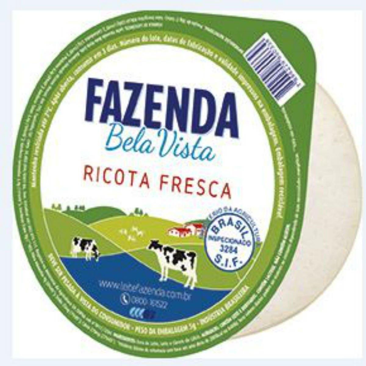 Ricota Fresca FAZENDA BELA VISTA 350g