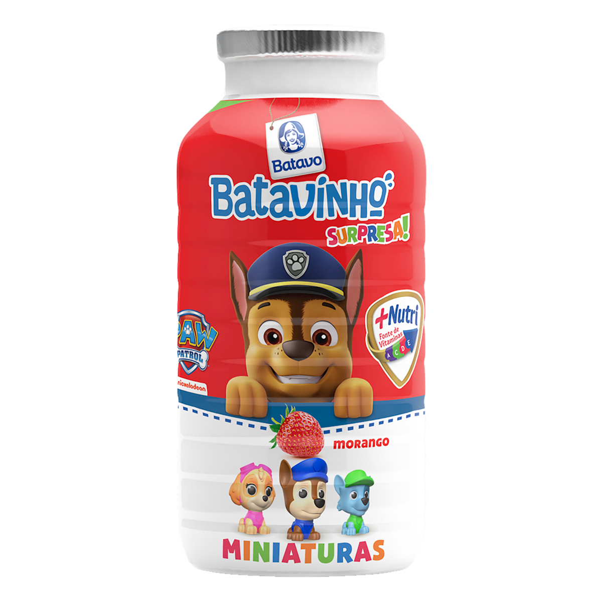 Iogurte Batavinho Morango Com Surpresa Patrulha Canina 110g